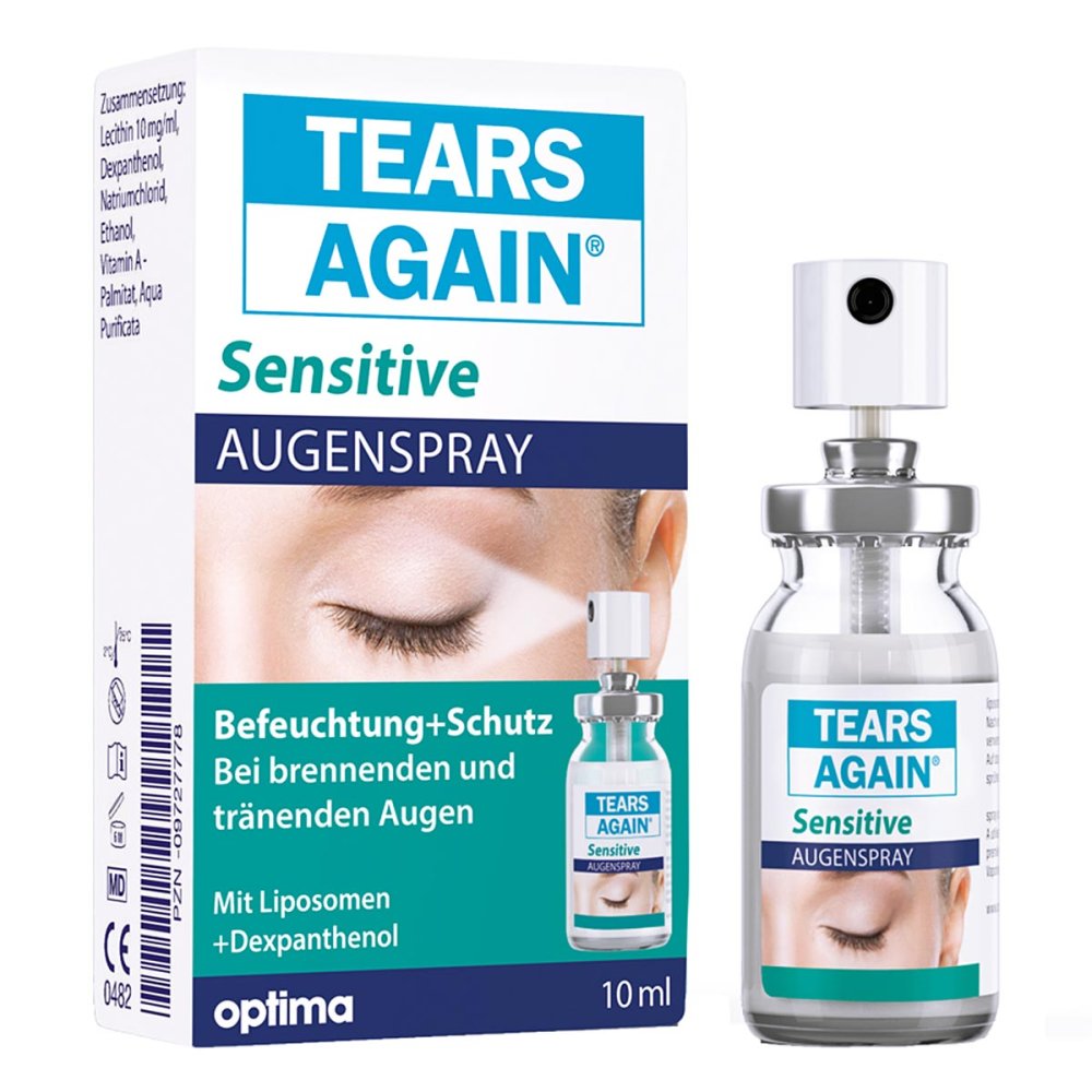 OPTIMA Pharmazeutische GmbH Tears Again Sensitive Augenspray 09727778