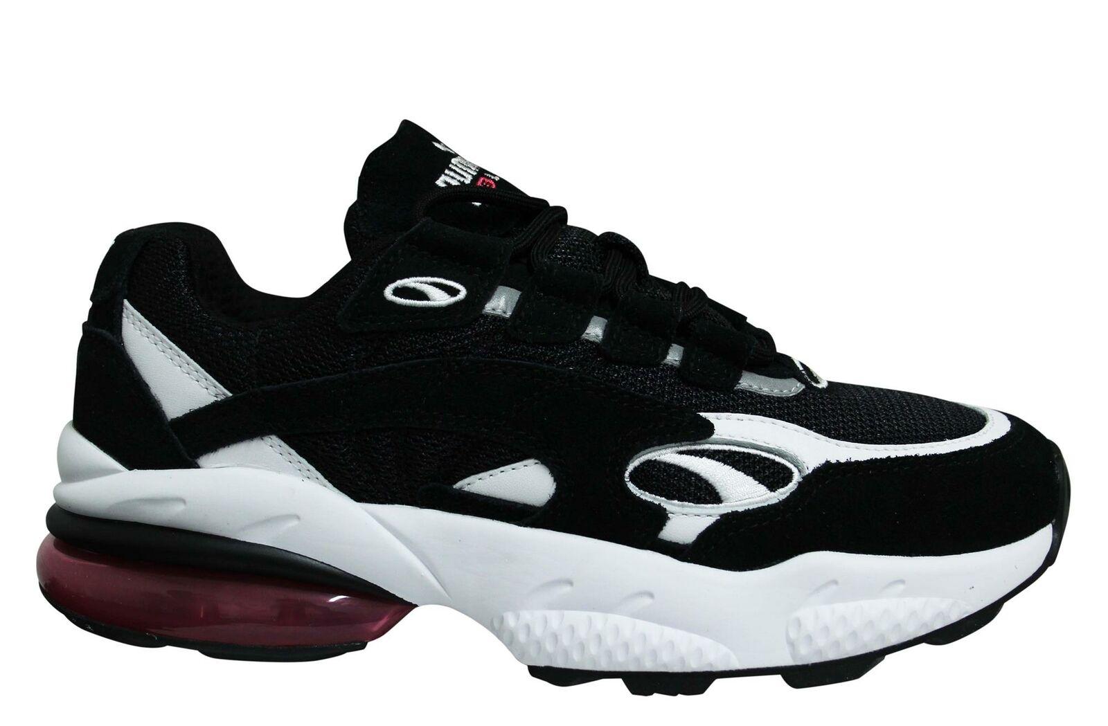 Puma Cell Venom Chunky Black Purple Low Lace Up Casual Heren Trainers 369354 04