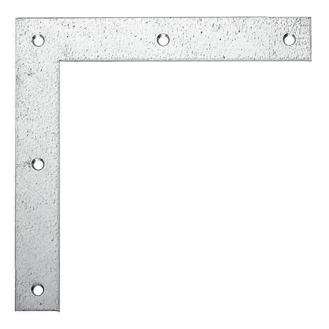 Alberts Eckwinkel quadratisch 200 x 200 x 30 mm, sendzimirverzinkt, 1 Stck (Eckwinkel, 1 Stk.) (332952)