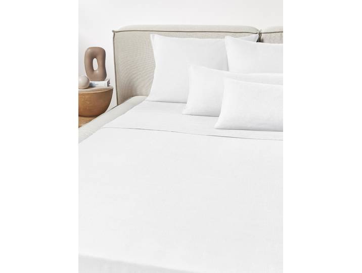Drap plat en lin délavé Airy