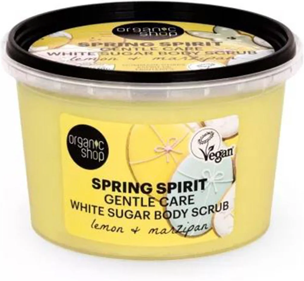 Organic Shop Spring Spirit Gentle Sugar Body Scrub 250ml