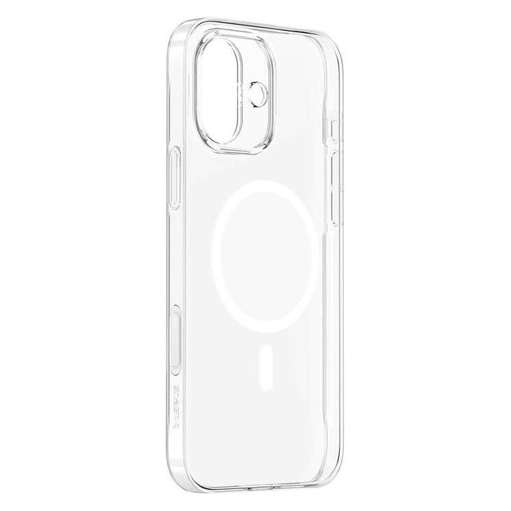 Baseus iP16 TouchButton Magnetic Phone Case (transparent) (Apple iPhone 16) (P60114408201-04)
