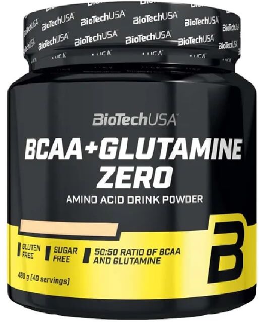 Biotech USA BCAA + GLUTAMINE ZERO 480g Chá de Pêssego