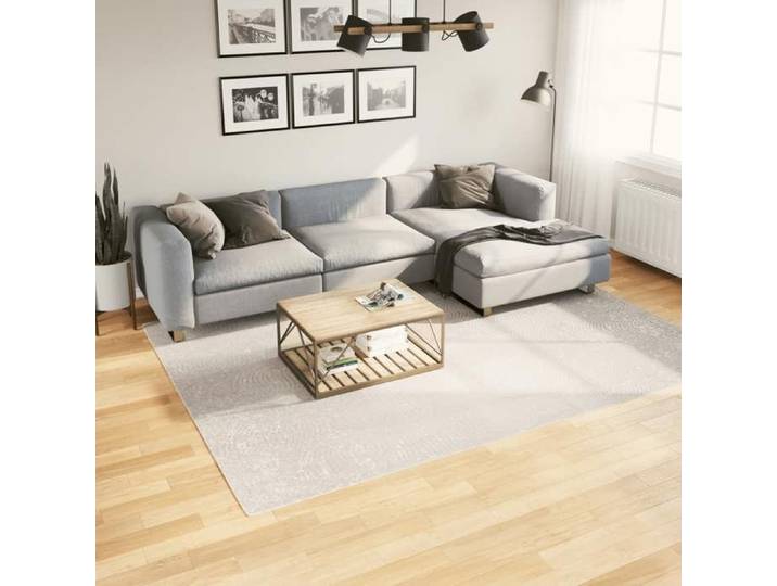 Tapis-Tapis de salon-Tapis Chambre IZA poils courts style scandinave crème 200x280 cm 743578
