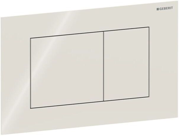 Geberit Sigma 40 Square Betätigungsplatte 115629JL1 Square, sandgrau, für 2-Mengen-Spülung, Round