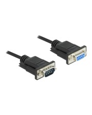 Delock Kabel Seriell RS-232 Stecker/Buchse 3 m Digital/Daten 3 m (86584)