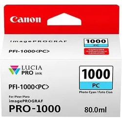 Canon Original PFI-1000PC Druckerpatrone - fotocyan (0550C001)