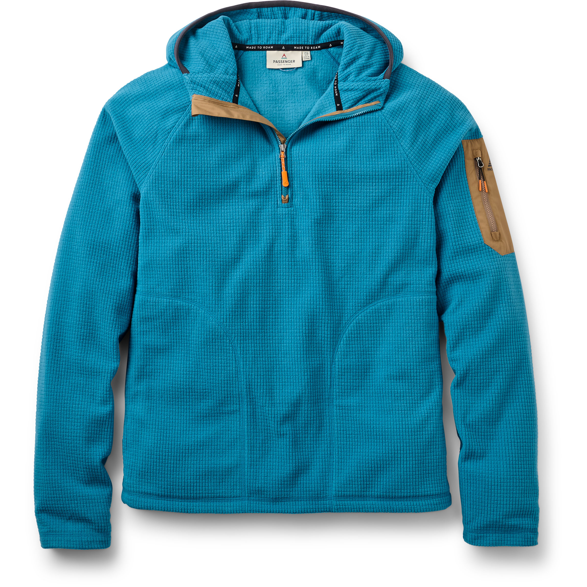Passenger Forestscape Fleece Herren Hoodies blue steel Größe S Trekking Schnell trocknend
