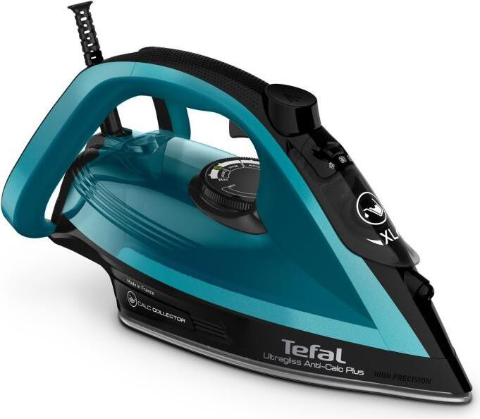 Tefal Ultragliss Anti-Calc Plus FV6832E0 Stoomstrijkijzer, 2800 W, Blauw