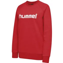 hummel Hmlgo Cotton Logo Sweatshirt Damen - true red - XS