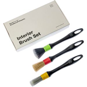 Koch-Chemie Detailing-Pinsel 9998215, Interior Brush Set, weiche und mittelweiche Borsten, für innen, 3 Stück