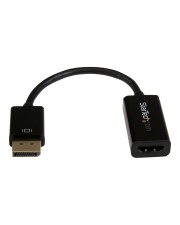 StarTech.com DisplayPort auf HDMI 4k @ 30Hz Adapter DP 1.2 zu Video und Audio aktiv Konverter Videokonverter (DP2HD4KS)