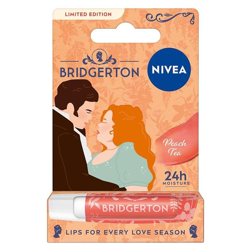 Nivea Bridgerton Edition Caring Lip Balm Peach Tea 48g (Lippenbalsam) (67267160)