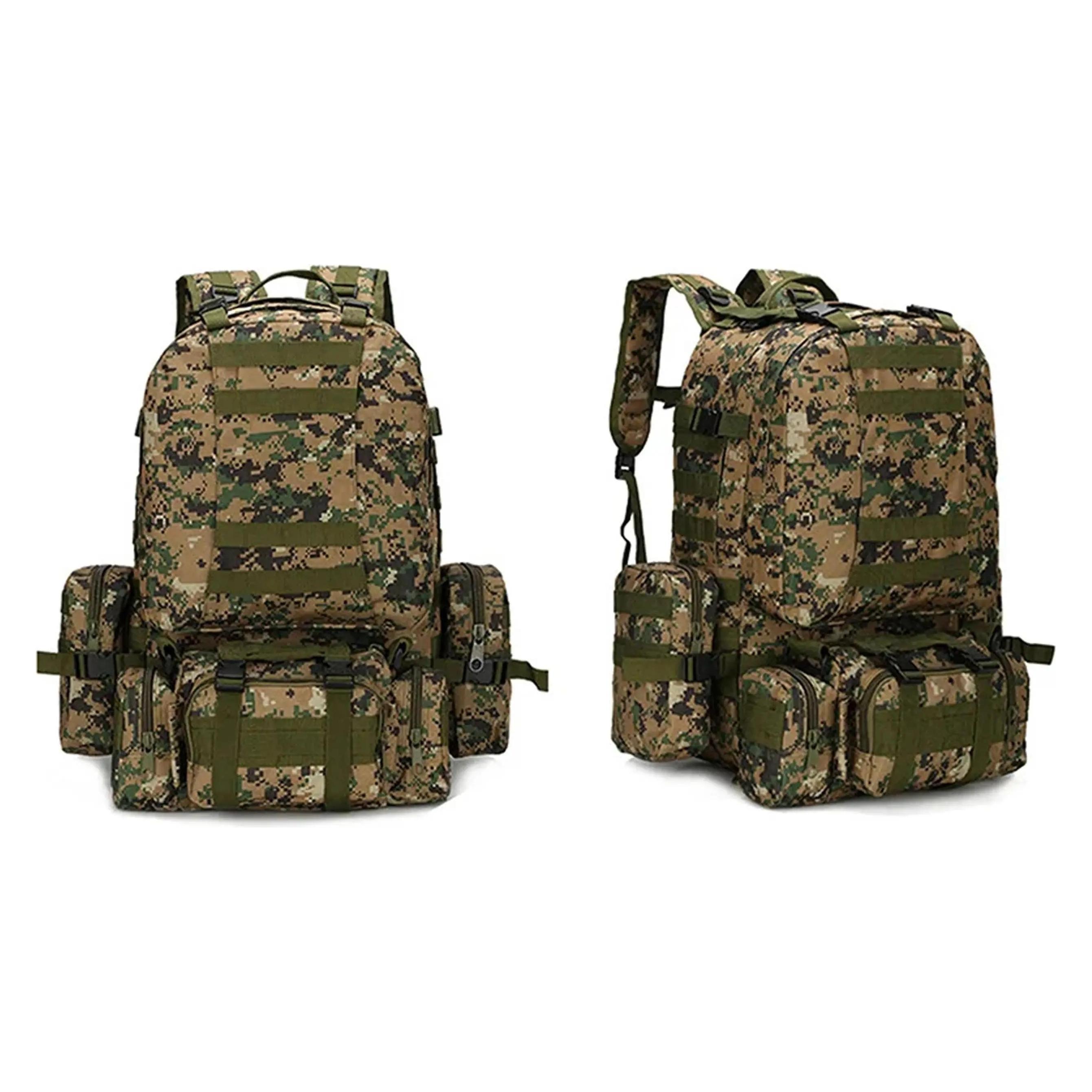 Extralink Militär Rucksack Taktisch 4-in-1 Schulreise Survival Tasche 50L MIL-668 (50 l) (EX.37049)