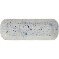 Bloomingville Servierplatte Heather, Steingut, 26,5 x 10 x 3 cm