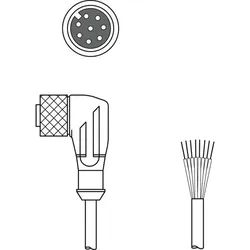 Leuze Anschlussleitung CB-M12-50000E-8WF