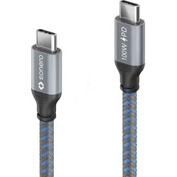 SON SPC-U310-005 - Sync- & Ladekabel, USB-C, 100 W, Textil, 0,5 m