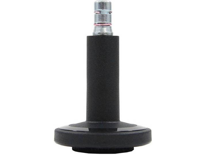 Mid.you Bürostuhlgleiter, Schwarz, Metall, Kunststoff, 6x7.3x6 cm, Büromöbel, Bürostühle, Bürostuhl-Ersatzteile & Bodenschutzmatten