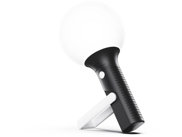 Lexon Bolla+ - Farbe: schwarz - Lichtfarbe: Warmweiss – Kaltweiss