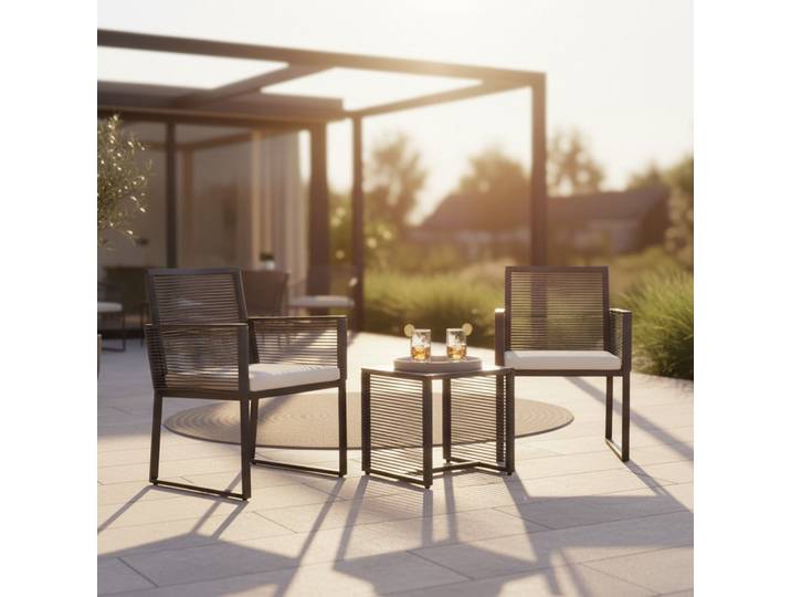 Gartenset Fidola 3-tlg. Schwarz