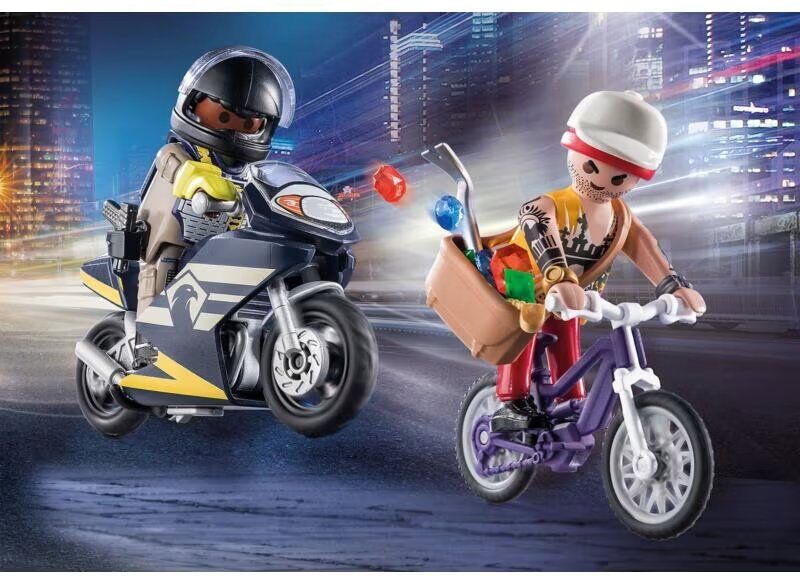 Playmobil Starter Pack Fuerzas Especiales Y Ladrón Talla Única Niño