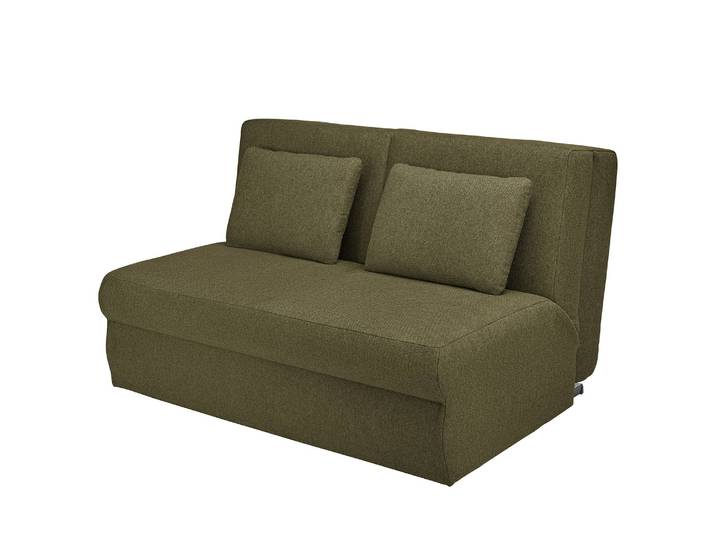 Schlafsofa Orna II Grün Flachgewebe Alma Modern