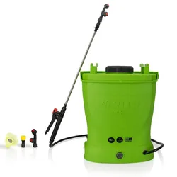 vitoGARDEN 16L elektrischer Sprüher mit Batterie 12V 8AH 6 Bar – Dachsprühe mit Teleskoplanze, 3 Düsen und VITO-Ladegerät