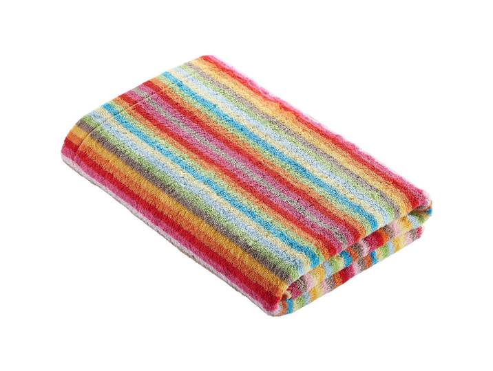 Cawoe Duschtuch, Mehrfarbig, Textil, Streifen, 70x140 cm, Textiles Vertrauen - Oeko-Tex®, saugfähig, Heimtextilien, Badtextilien, Duschtuch