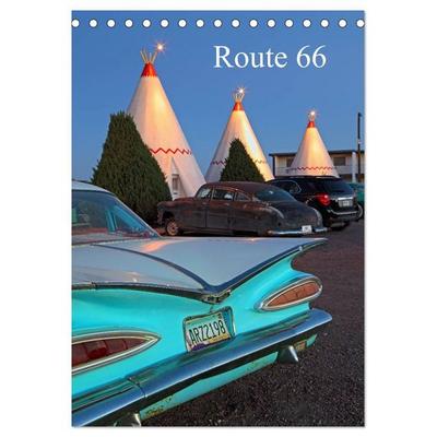Route 66 (Tischkalender 2027 DIN A5 hoch), CALVENDO Monatskalender