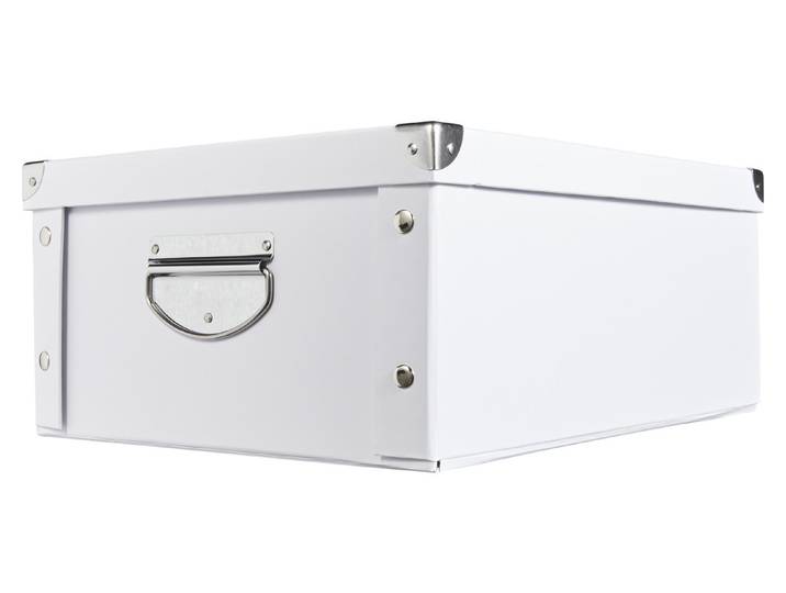 Aufbewahrungsbox Pappe Weiss 40 × 33 × 17 cm
