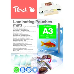 Peach 100 x A3 Laminierfolien, 80 mic, matt