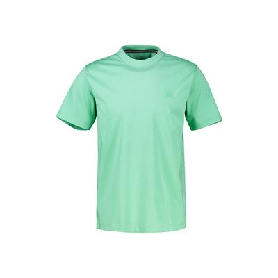 T-Shirt LERROS "T-Shirt in Cool & Dry Qualität, große Größen", Herren, Gr. 3XL, grün (mint water), 75% Baumwolle, 25% Polyester, Rundhals, Shirts T-Shirt