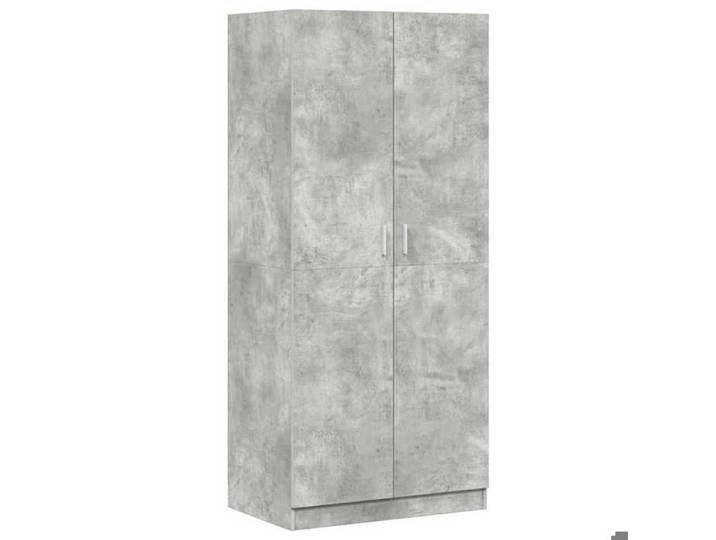 Armoire penderie Gris - Garde-robe(1PC)Robuste - Cabinet de chambre - Gris béton 80x52x180cm - bois d 'ingénierie Sh7855483