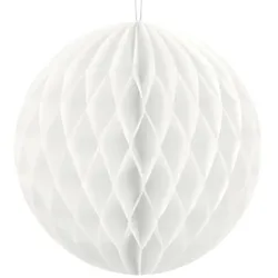 Wabenball weiß 40 cm