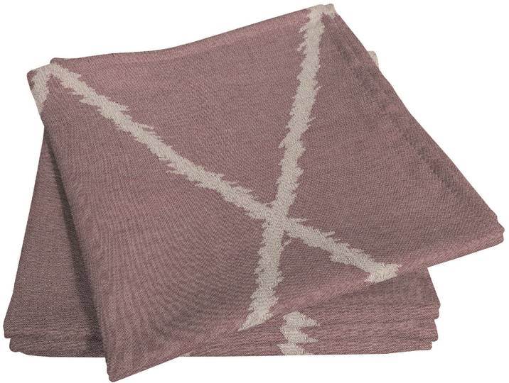 Stoffserviette ADAM Casket Valdelana Light Gr. 1, rot (kirsche), B:30cm L:30cm, Obermaterial: 100% Baumwolle, Servietten, Stoffserviette