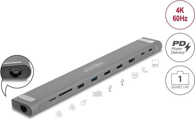 Delock Dockingstation USB-C / Thunderbolt 3