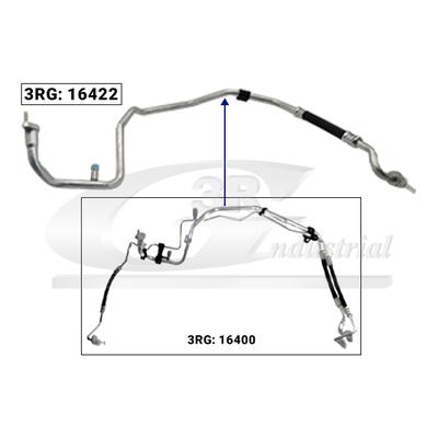 3RG Hochdruck-/Niederdruckleitung, Klimaanlage 16422 für Peugeot Citroën TOYOTA