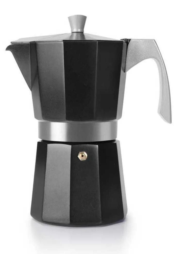 Ibili Express Evva koffiemachine, 6 kopjes, zilverkleurig