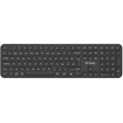 Yenkee Ego Dual 2.4G+BT1+ kabellose Tastatur (DE, Kabellos), Tastatur, Schwarz