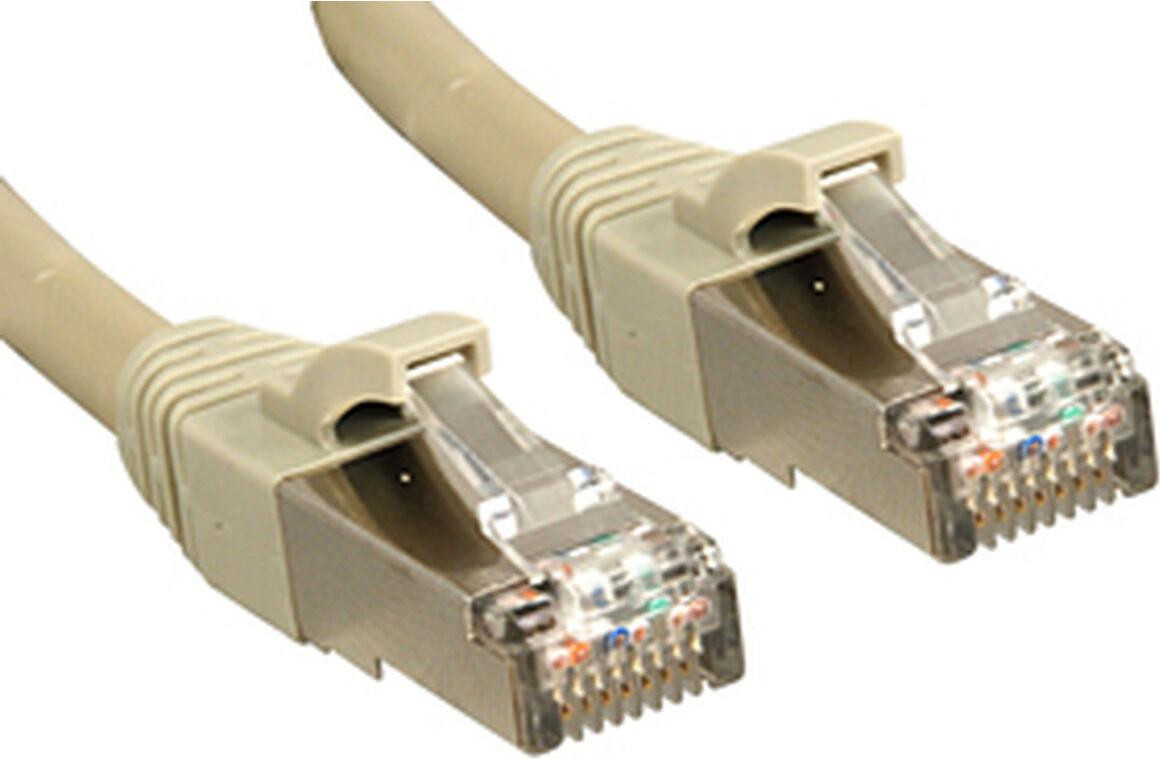 Lindy S/FTP Cat6 Kabel, grijs, 7,50 m