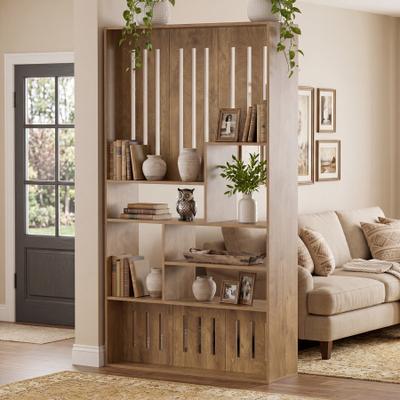 Bluebell "70.87"" Rustic Room Divider for Entryway, Living Room & Separate Space"