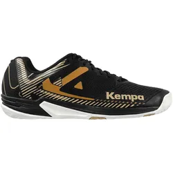 Kempa Wing 2.0 Handballschuhe schwarz/weiß/gold 46