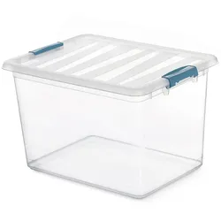 Katla Transparent Box 20L Mit Ergonomische Griffe 39X29X25,5Cm
