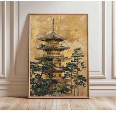 Uplifted Finds Crimson Solar Crane   Vintage Ukiyo e Archival Print   Executive Studio & Traditional Zen Sanctuary Decor hw20225 16 30 X 40 Cm Unframed