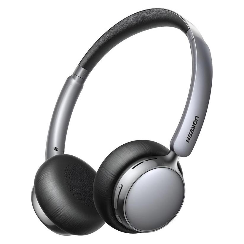 Ugreen Słuchawki Słuchawki nauszne Studio Plus HP207, Bluetooth 6.0 (czarne) (ANC, 80 h, Kabellos) (75630)