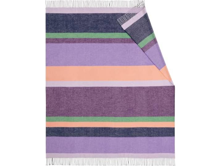 biederlack Plaid Amuse Baumwollmischung Purple Größe 130x190 cm