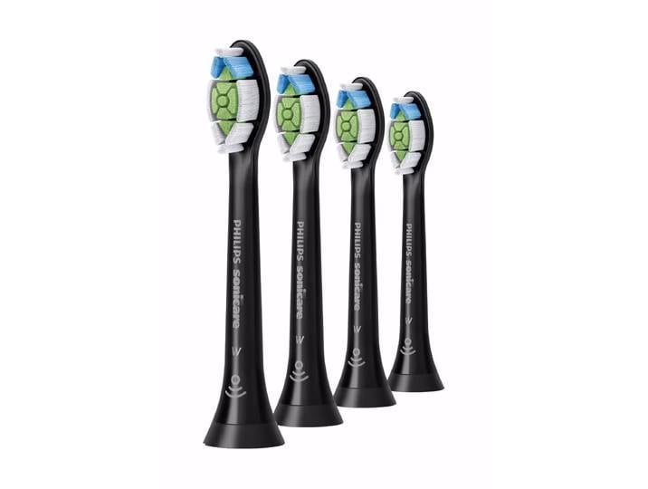 Philips Ersatzbürsten W2 HX6064/11 – Ersatzbürste/Zahnpflege Zubehör – schwarz