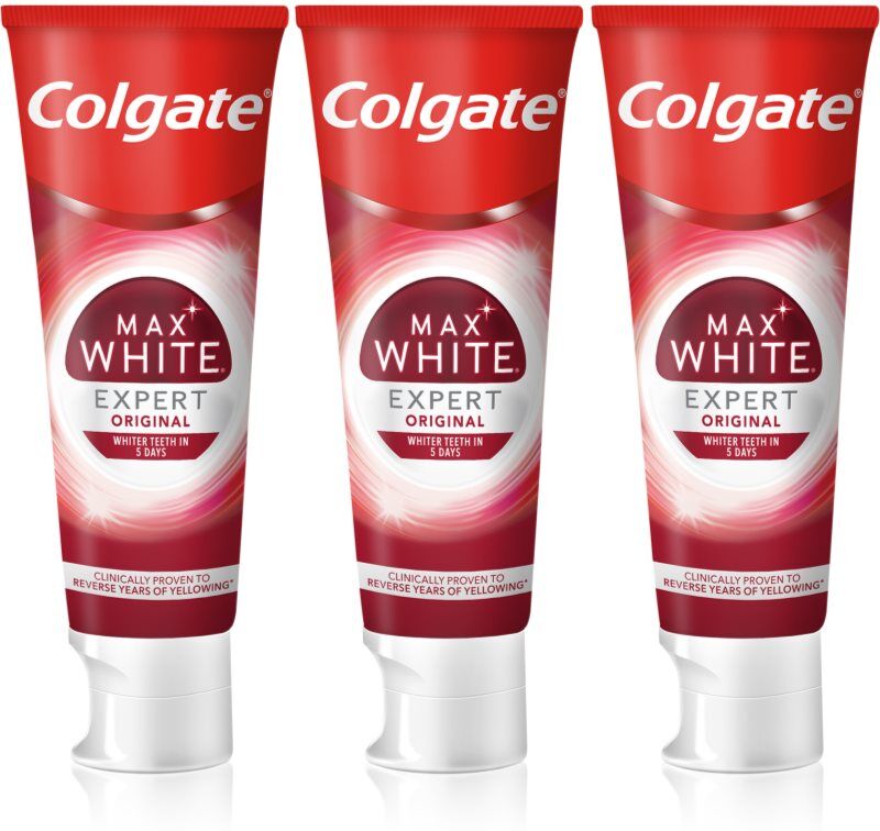 Colgate Max White Expert Original Blegende tandpasta 3x75 ml