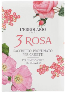L'Erbolario Duftbeutel für Schubladen 3 Rosen