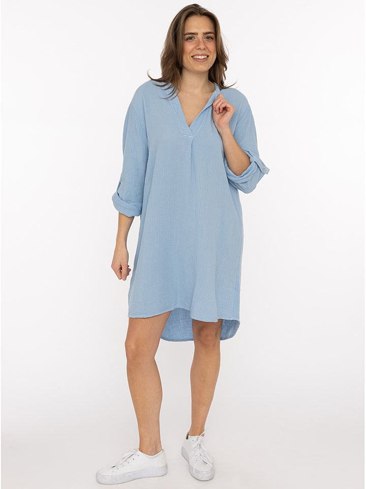 Zwillingsherz Kleid in Hellblau - onesize